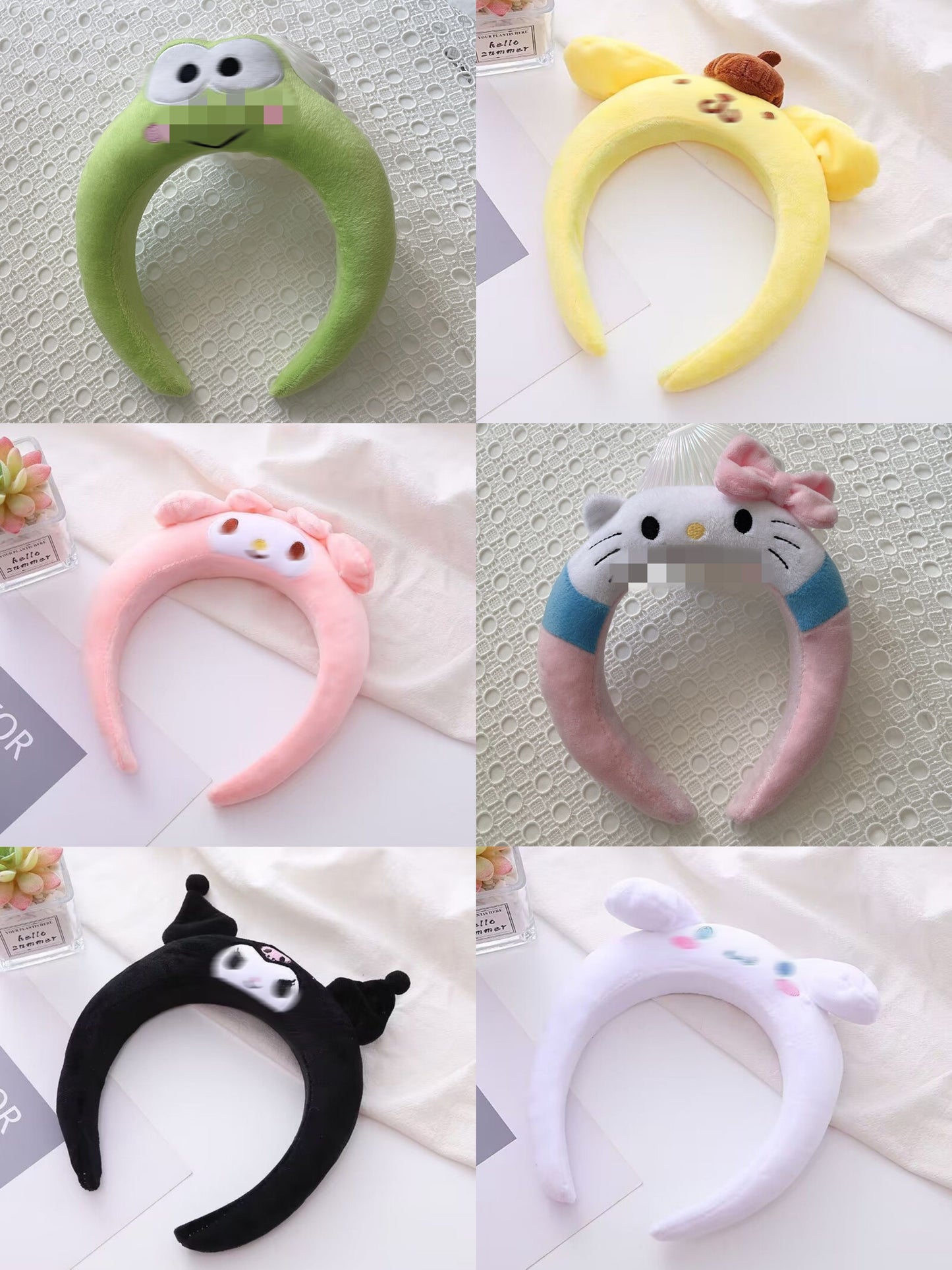 Hair Accessory Face Band Sanrioo Cartoon
