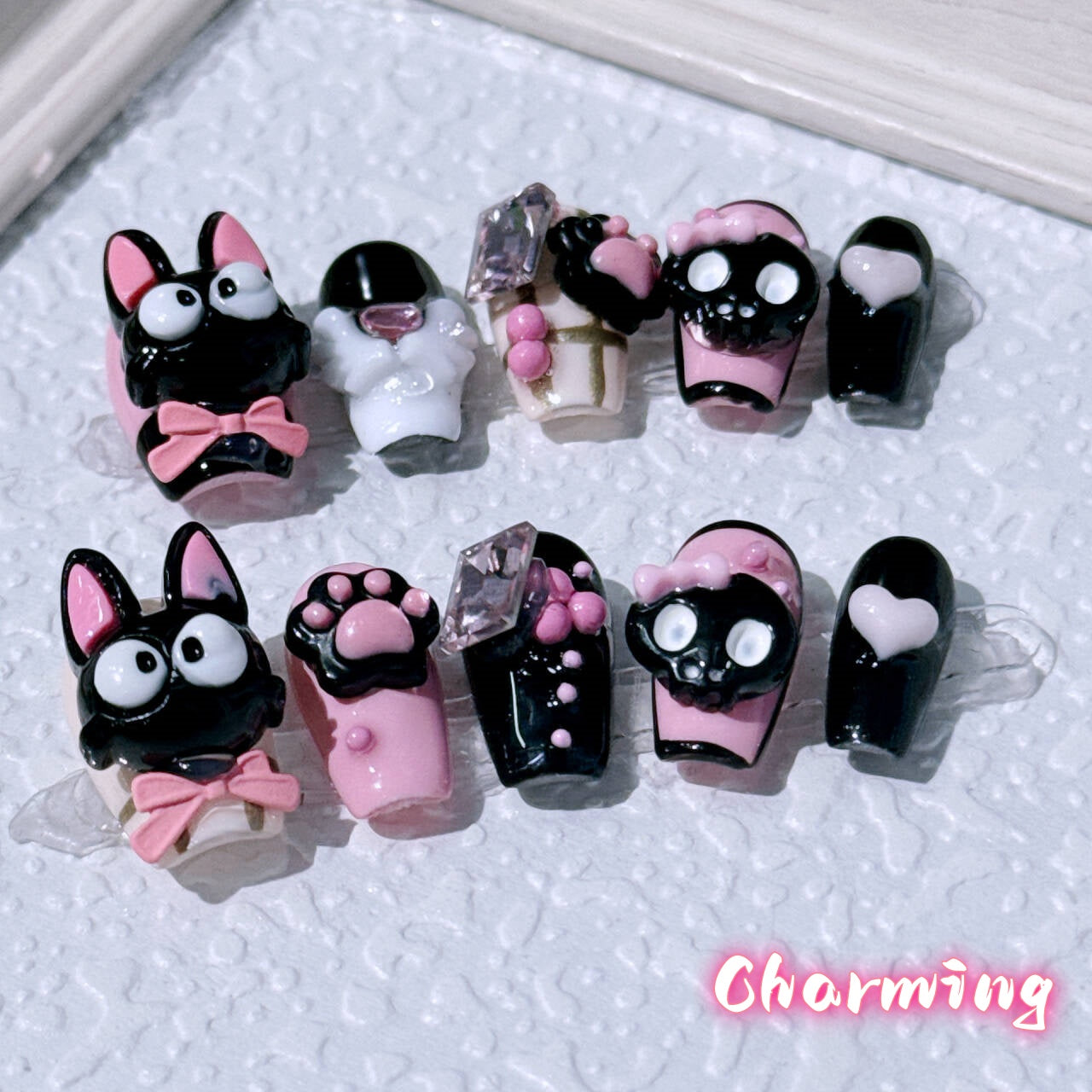 Kitten / Handmade Nails