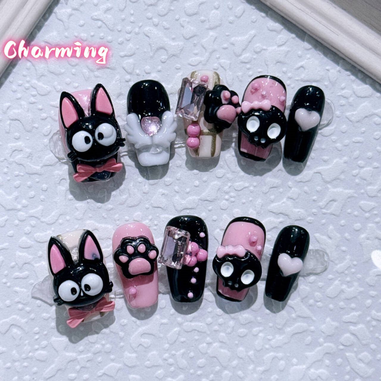 Kitten / Handmade Nails
