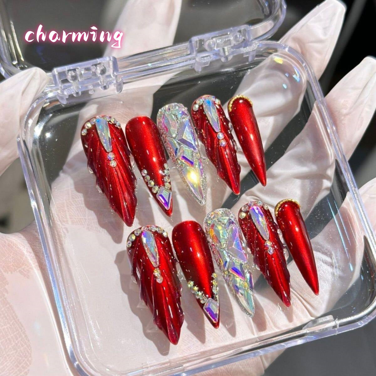 Red Queen / Handmade Nails
