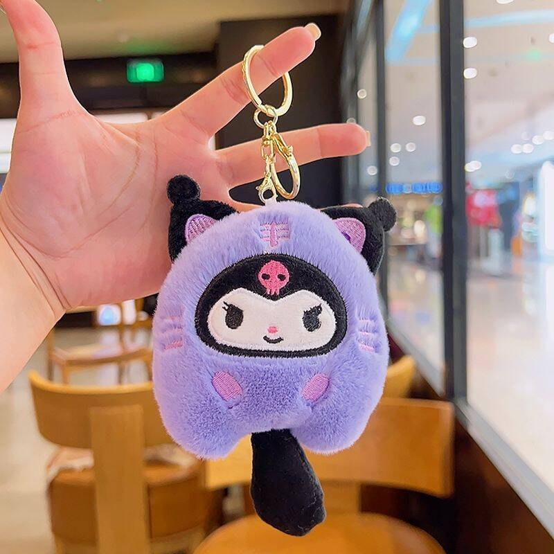 Plushie doll keychain