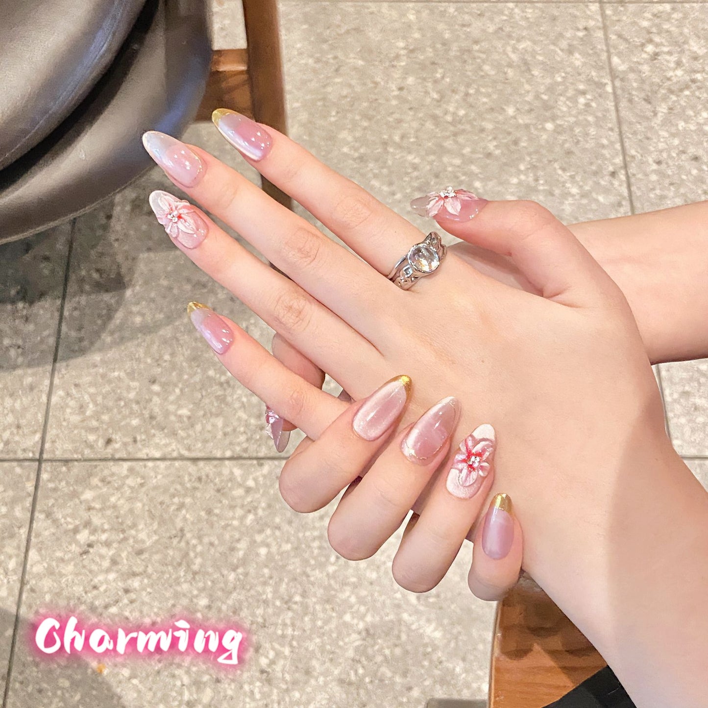 Rhododendron / Handmade Nails
