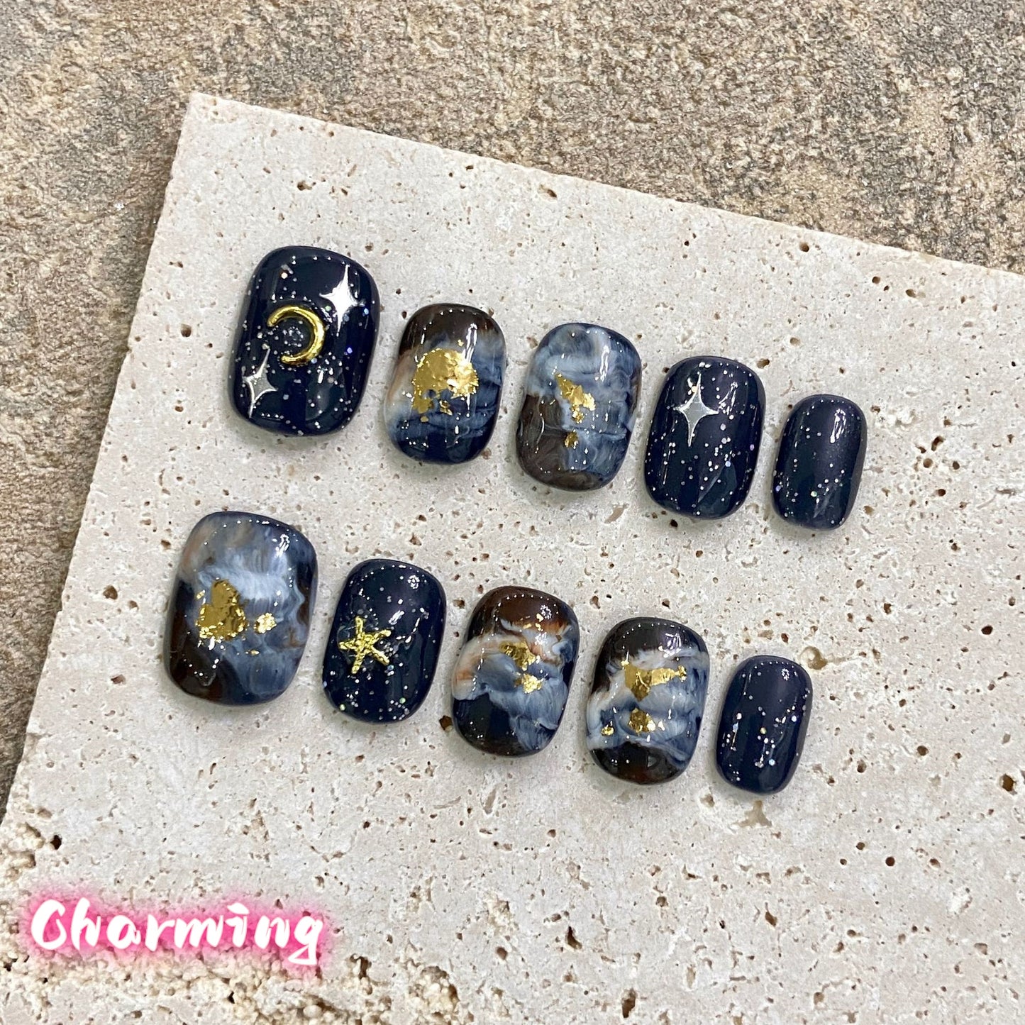 Starry sky / Handmade Nails