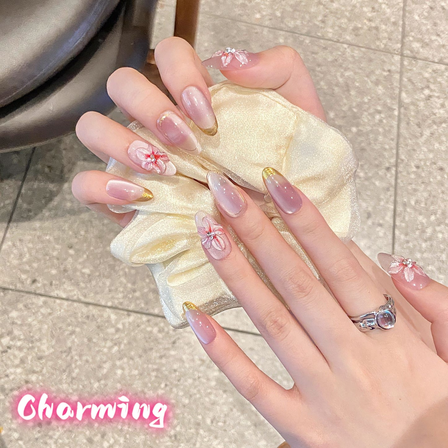 Rhododendron / Handmade Nails