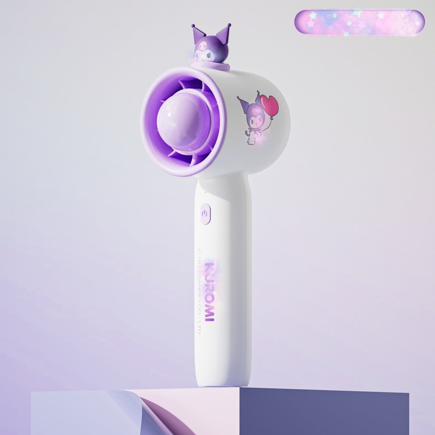 Silent spray handheld fan