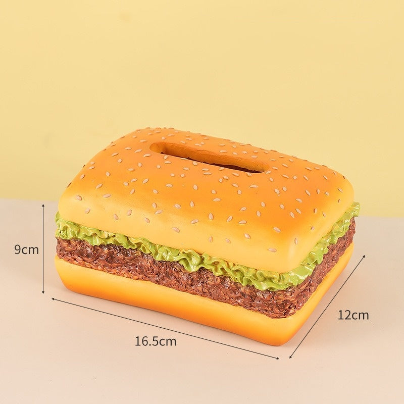 Burger tissue box