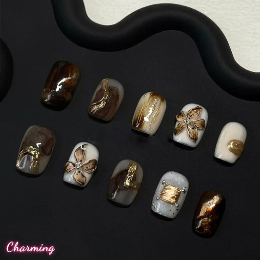 Withering blooms / Handmade Nails