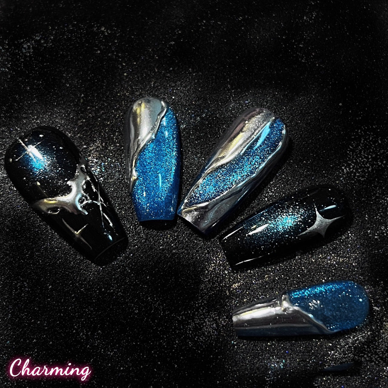 The Veiled Cosmos / Handmade Nails