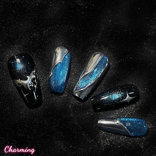 The Veiled Cosmos / Handmade Nails