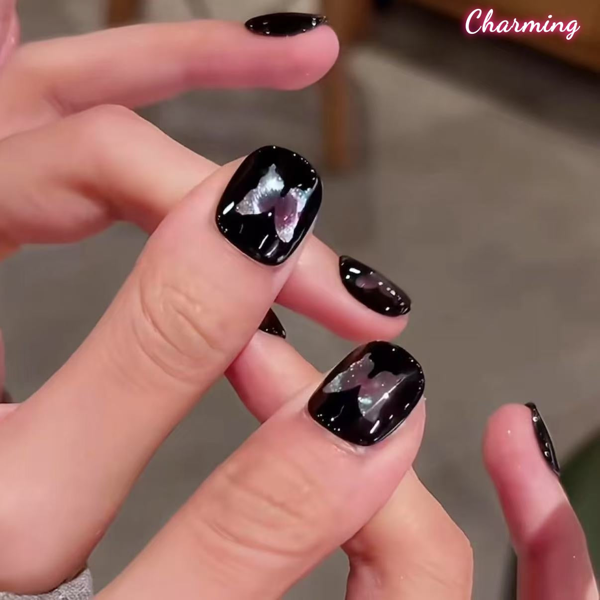 Mirage Butterfly / Handmade Nails