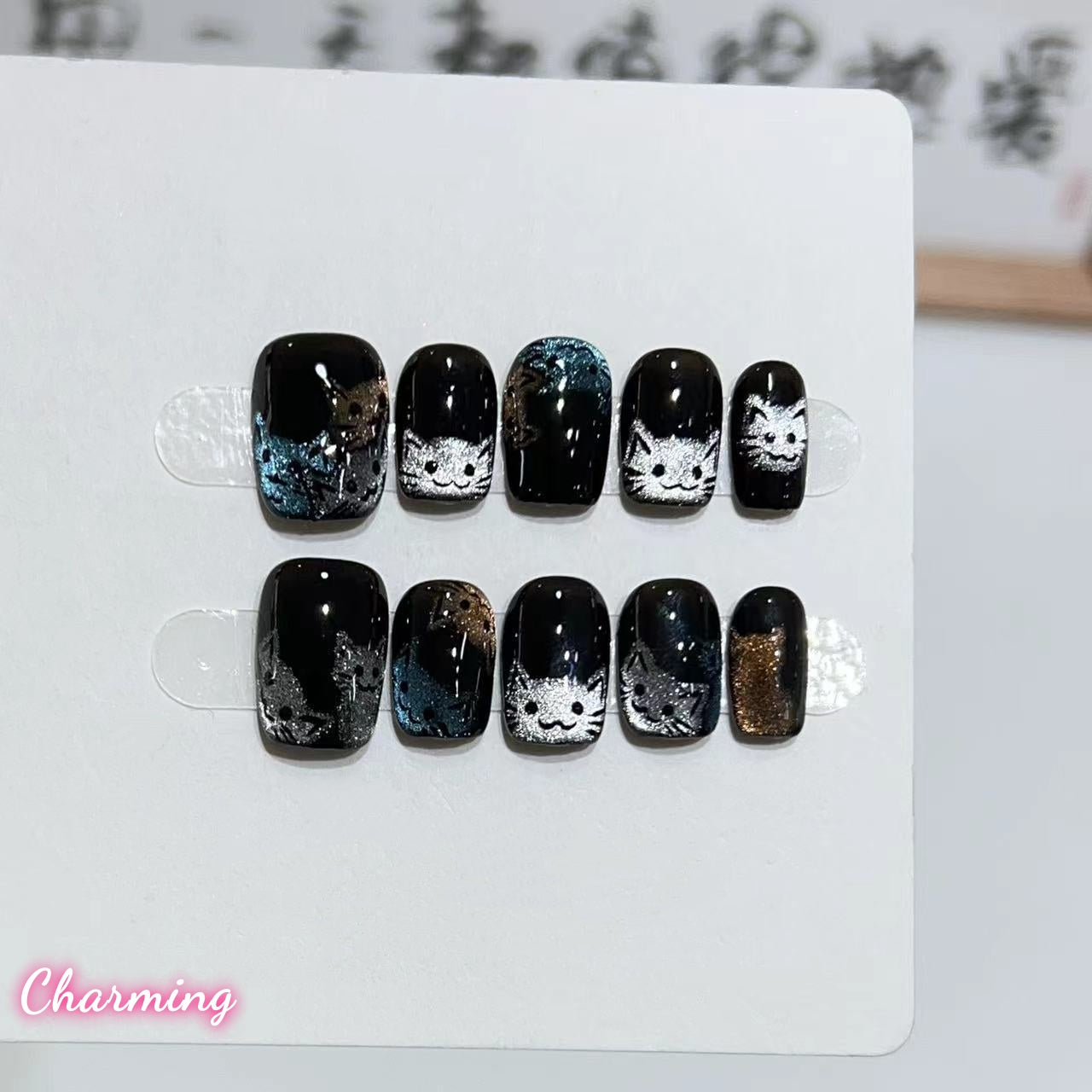 Lunar Meow / Handmade Nails