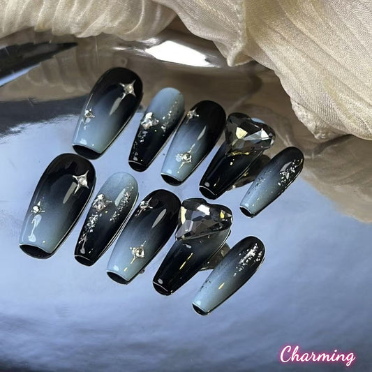 Glacial Starlight / Handmade Nails