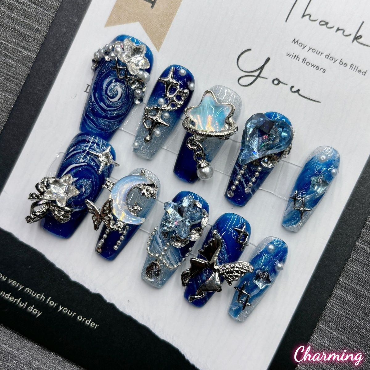 Velvet Cosmos / Handmade Nails
