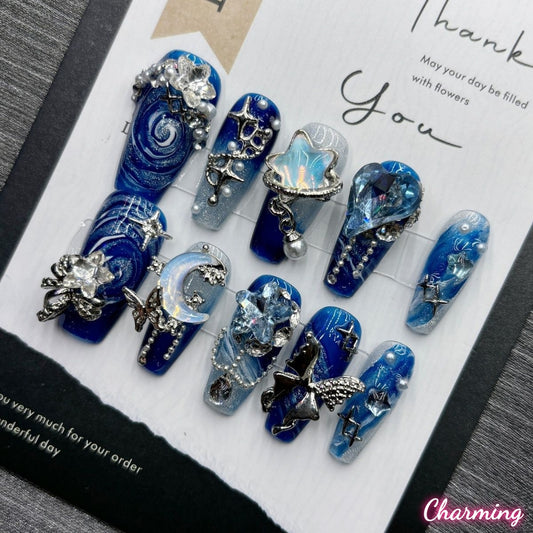 Velvet Cosmos / Handmade Nails