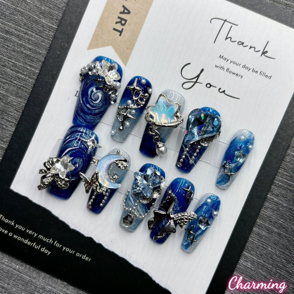 Velvet Cosmos / Handmade Nails