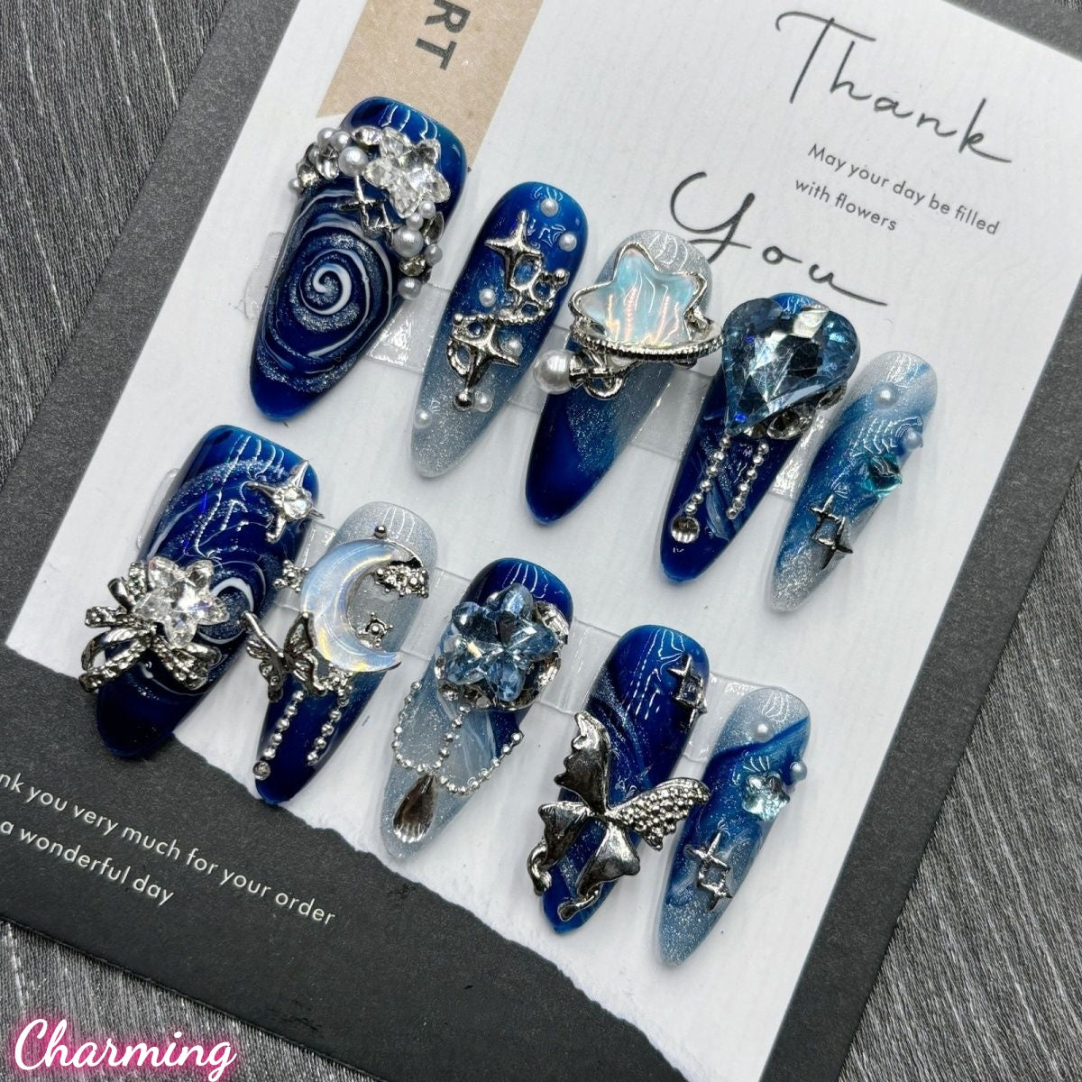Velvet Cosmos / Handmade Nails