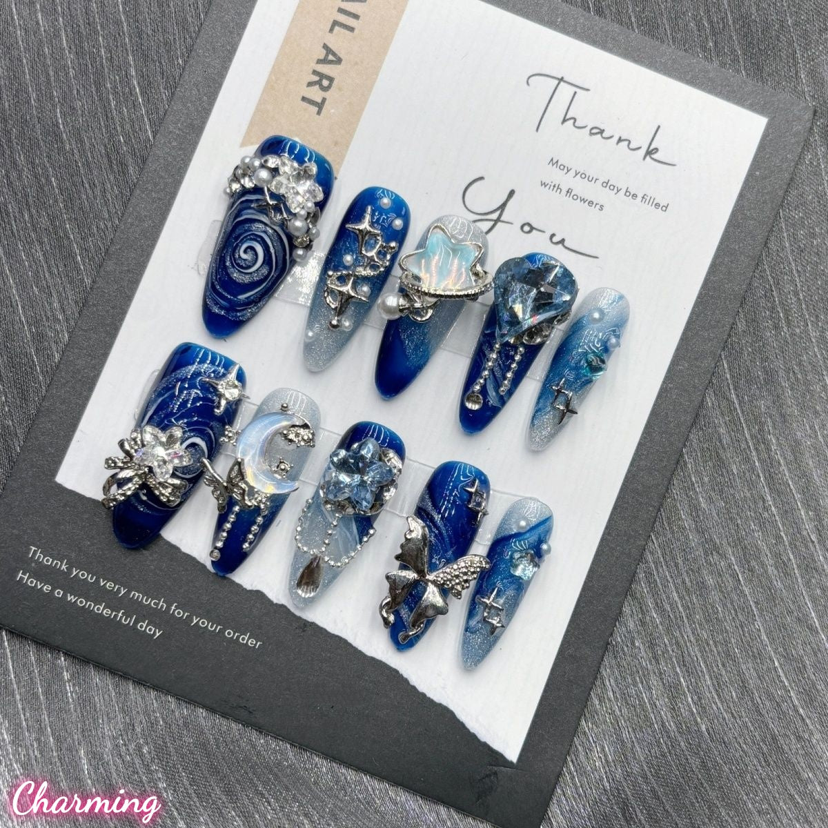 Velvet Cosmos / Handmade Nails