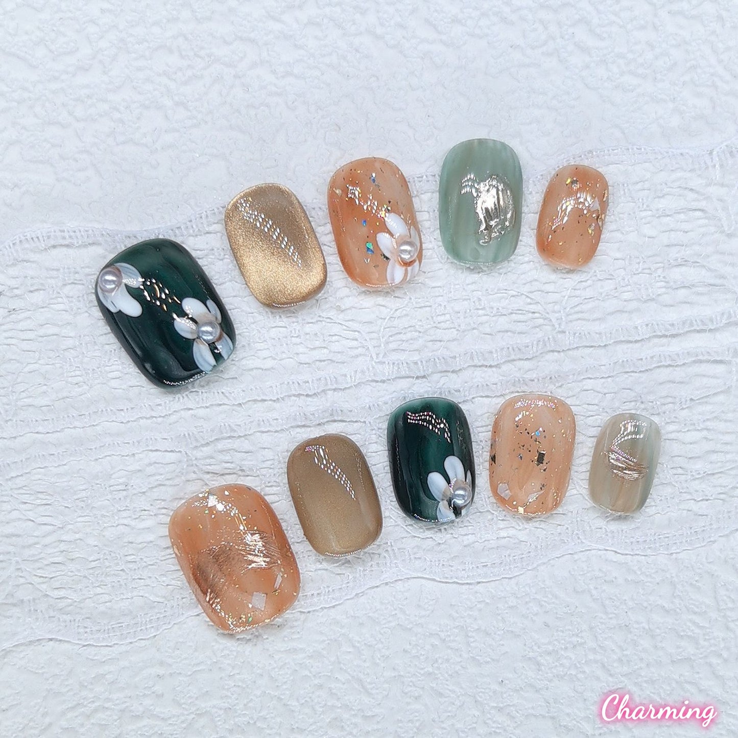 Wood Bloom / Handmade Nails