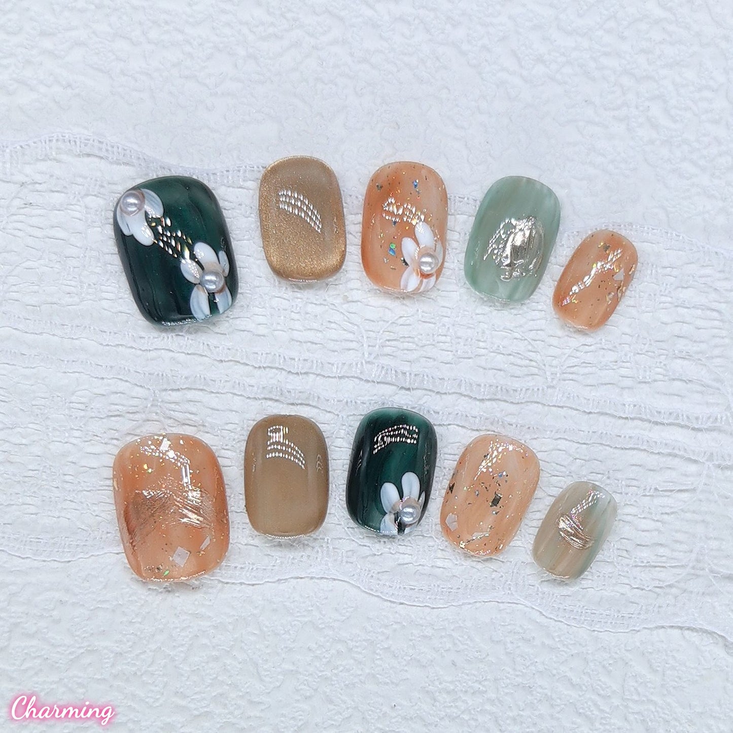 Wood Bloom / Handmade Nails