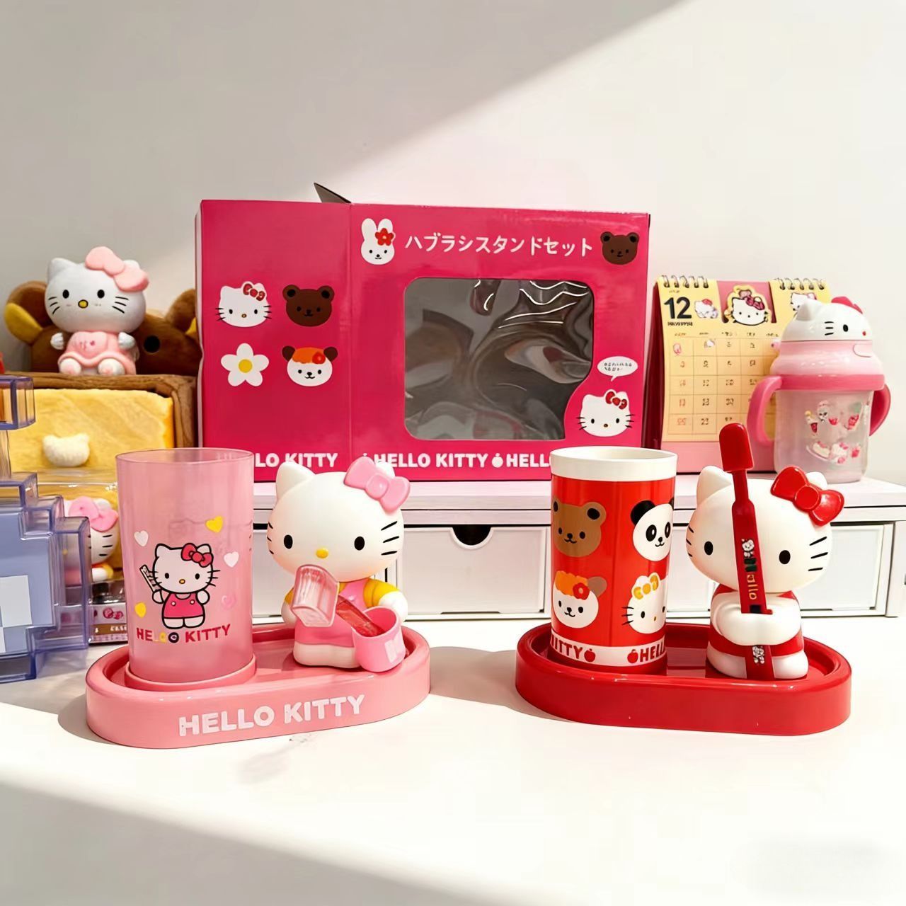 Kt 3-in-1 Toothbrush & Cup Set