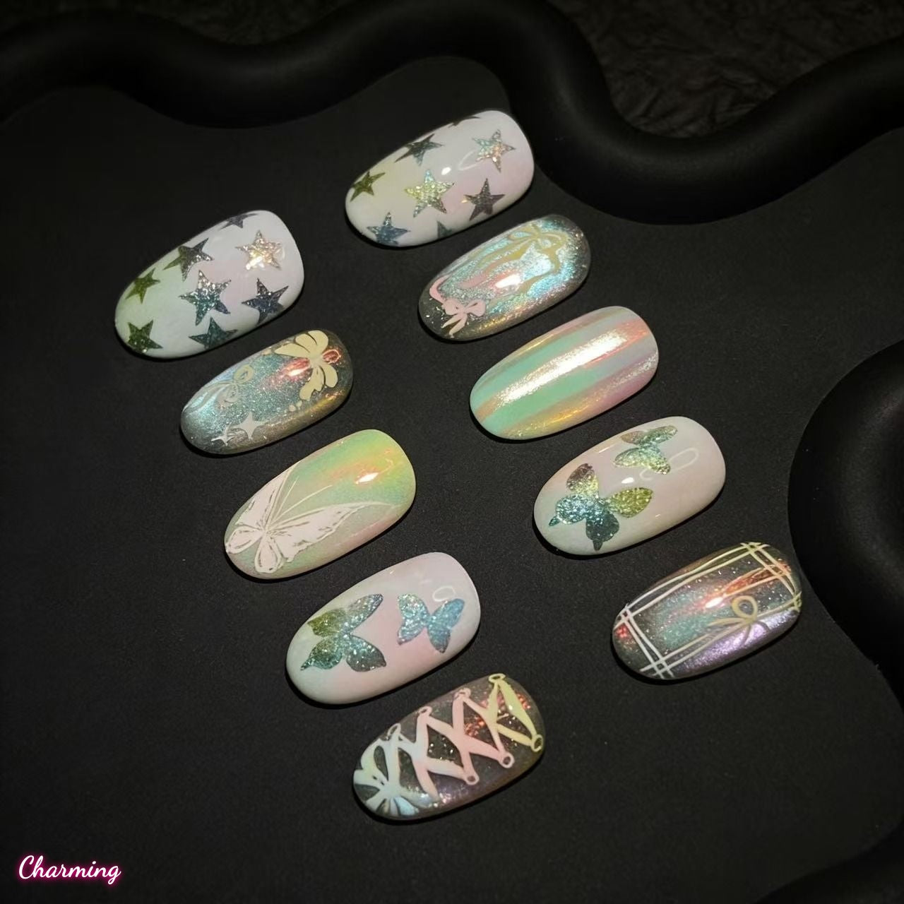Stardust Mirage / Handmade Nails