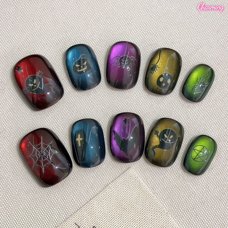 Midnight Haunt / Handmade Nailsems