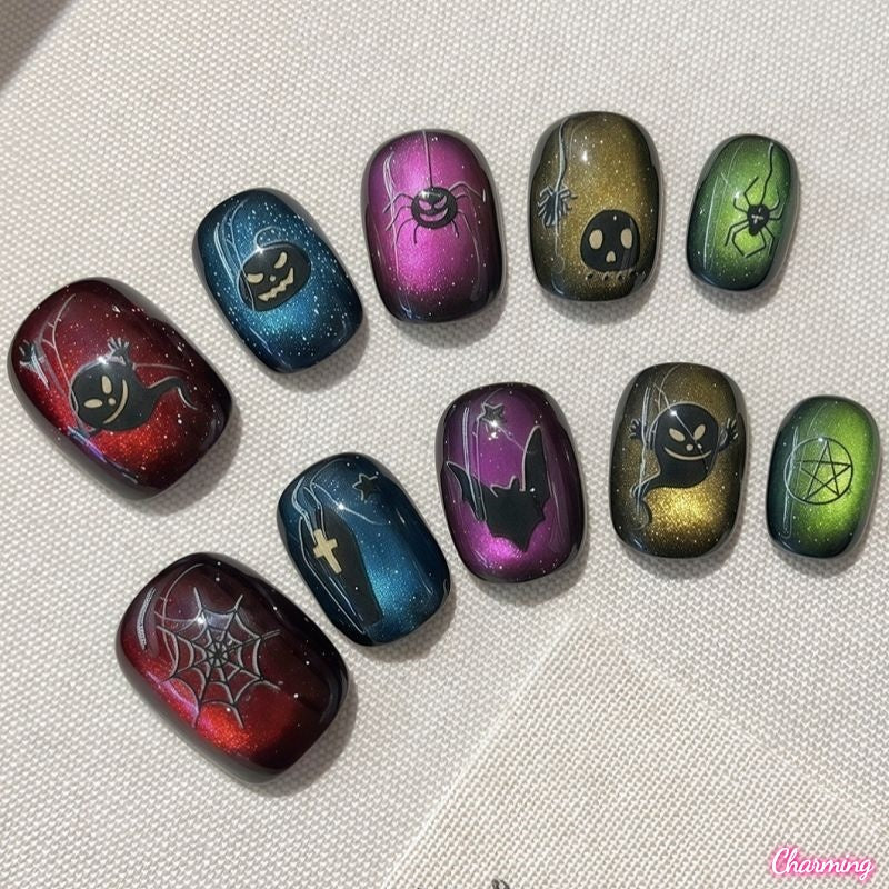 Midnight Haunt / Handmade Nailsems