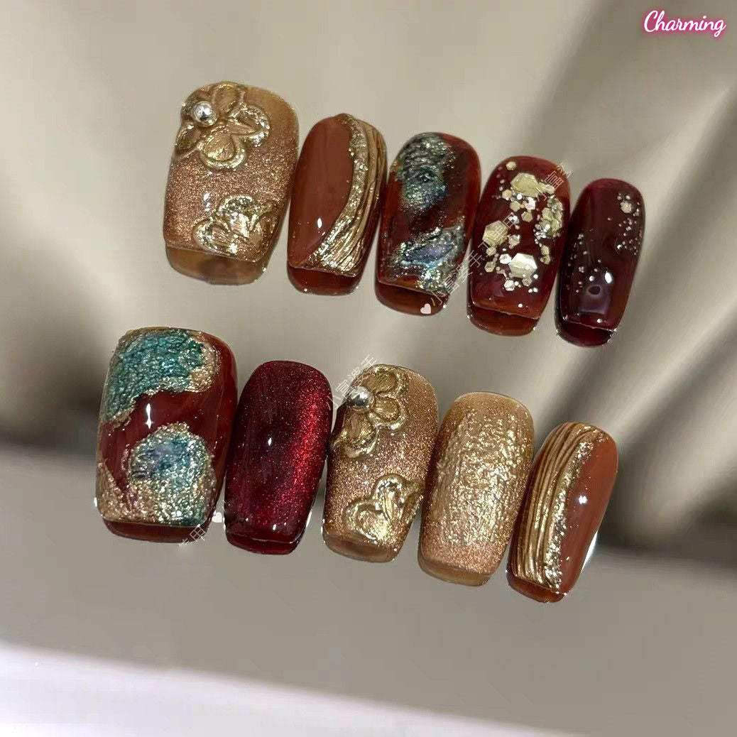 Aged Pigment / Handmade Nailsems