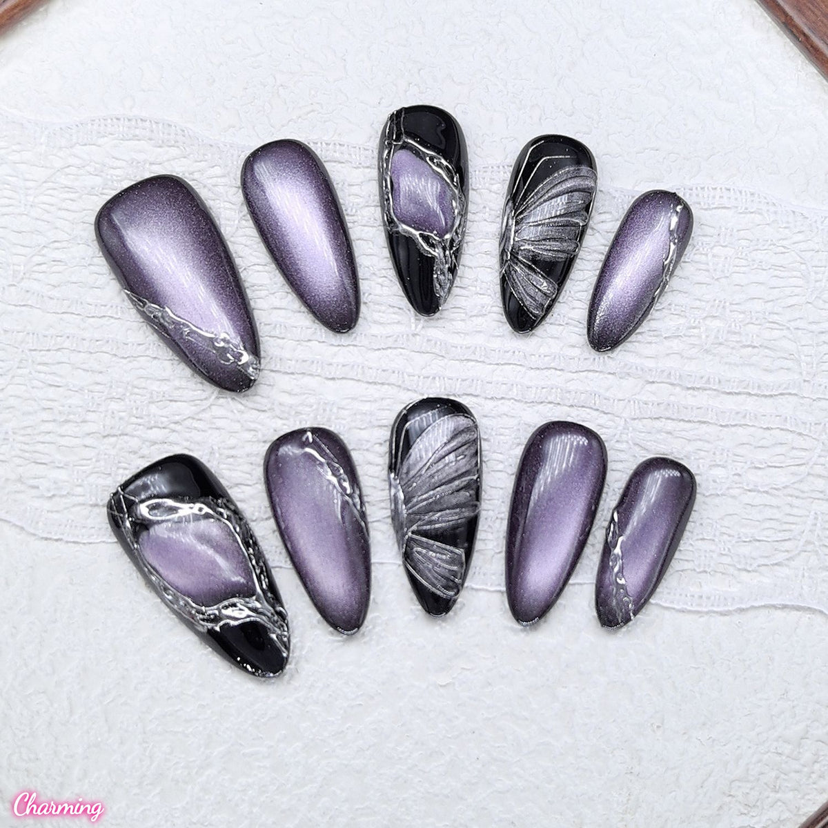 Witchy Butterfly / Handmade Nailsems