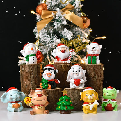 Christmas resin ornaments