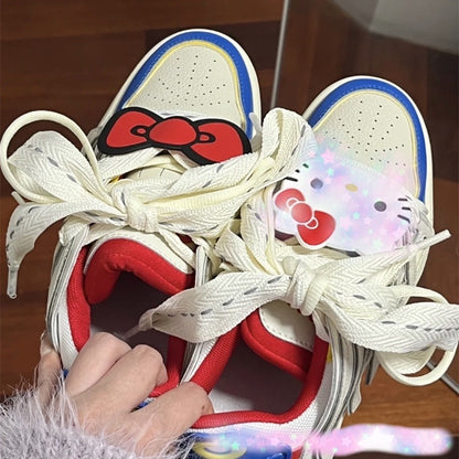 Trendy high street cartoon bread shoes