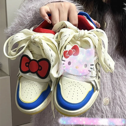 Trendy high street cartoon bread shoes