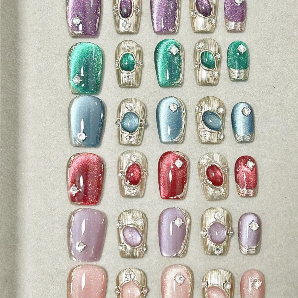 Collection of Brati handmade nails