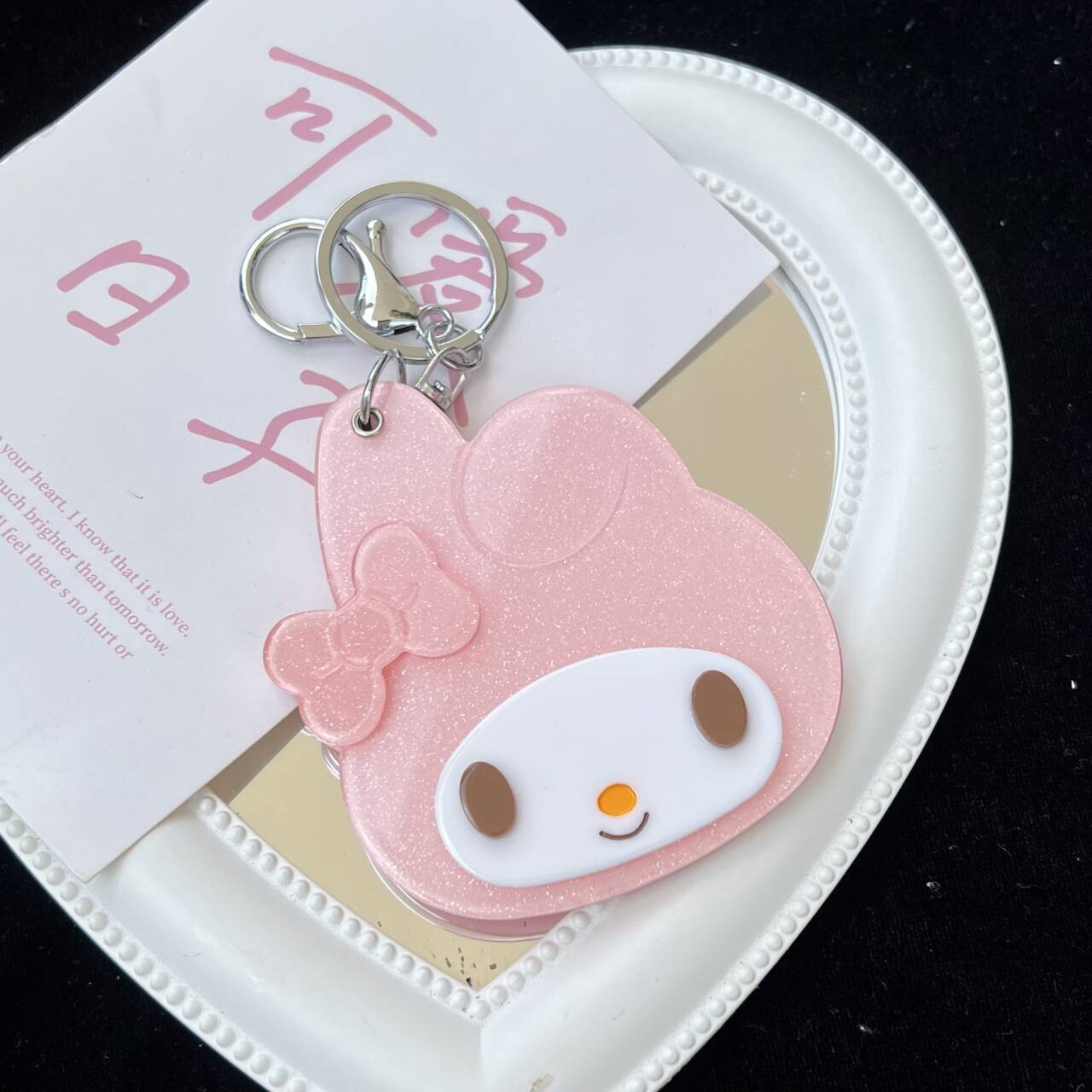 Portable Mirror Keychain