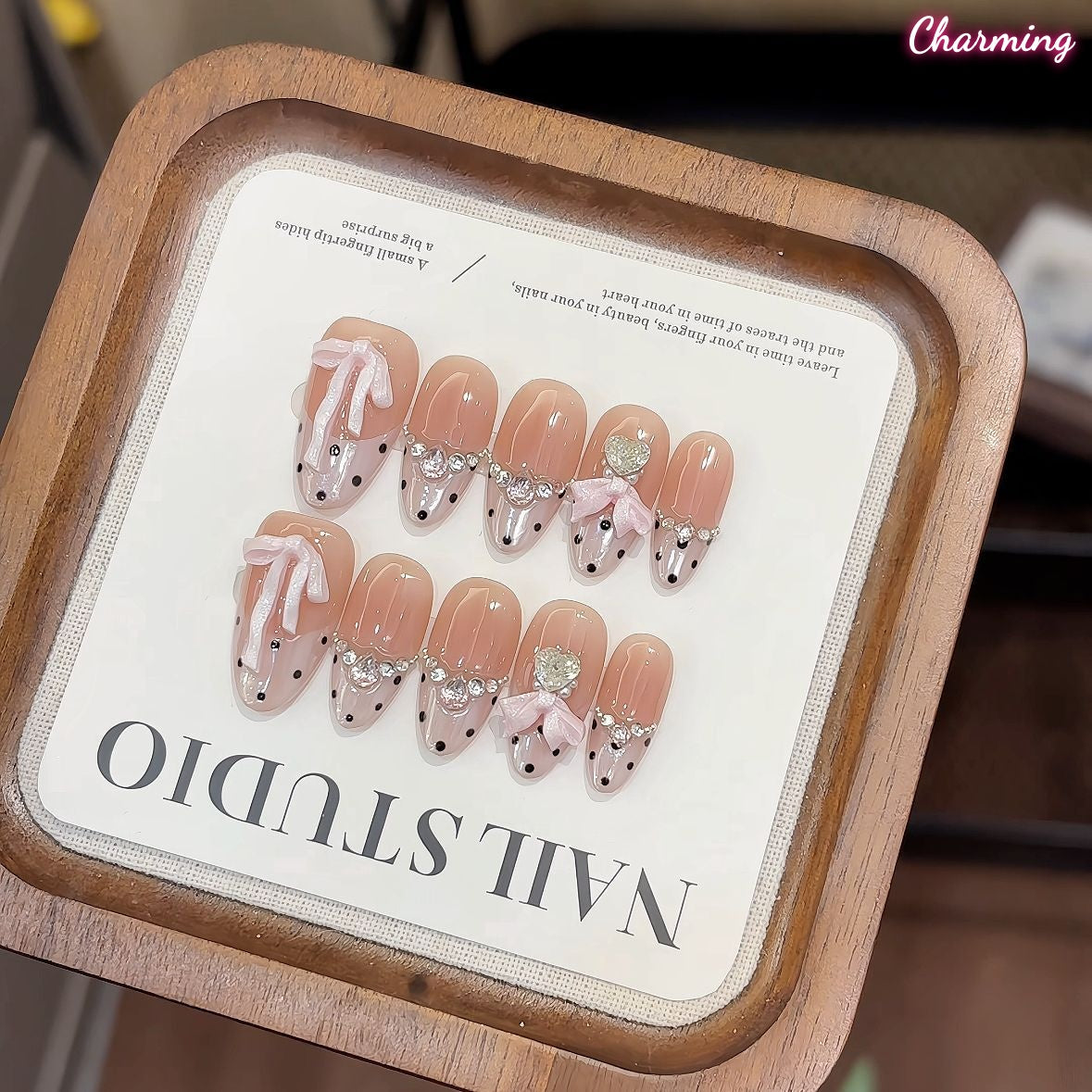 Polka Dot Sonata / Handmade Nails