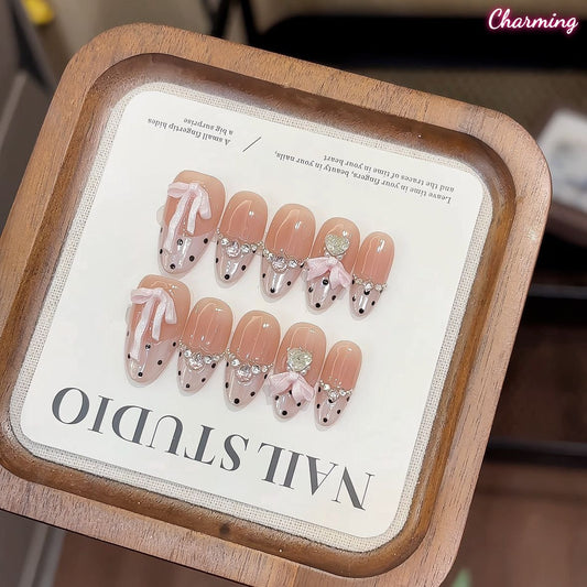 Polka Dot Sonata / Handmade Nails