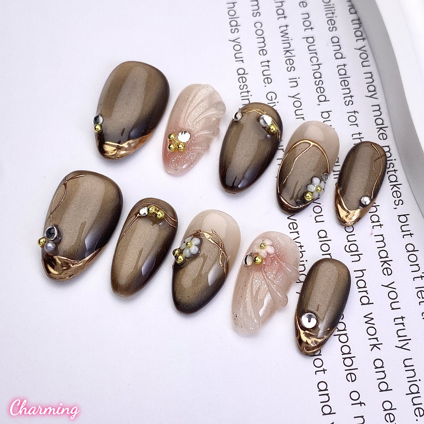 Twilight Taupe / Handmade Nails