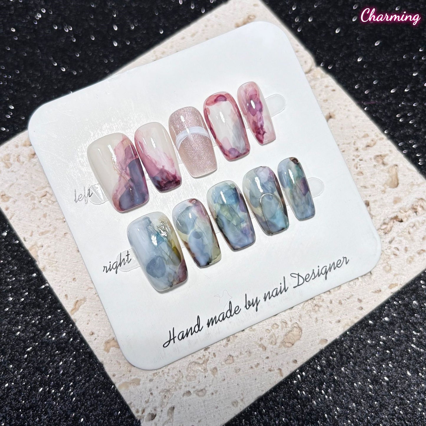 Rosy Mist / Handmade Nails
