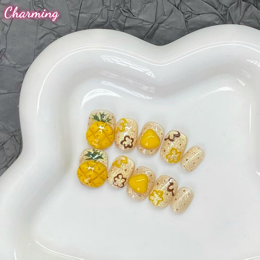 Pineapple Pie / Handmade Nails