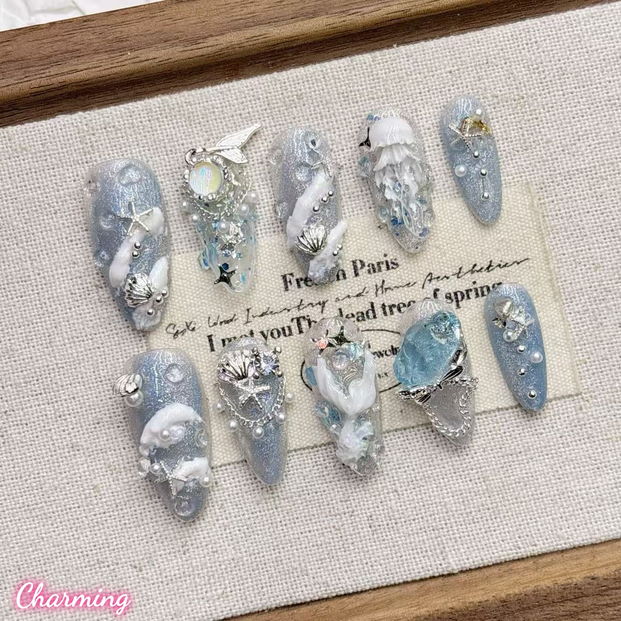 Mermaid / Handmade Nails