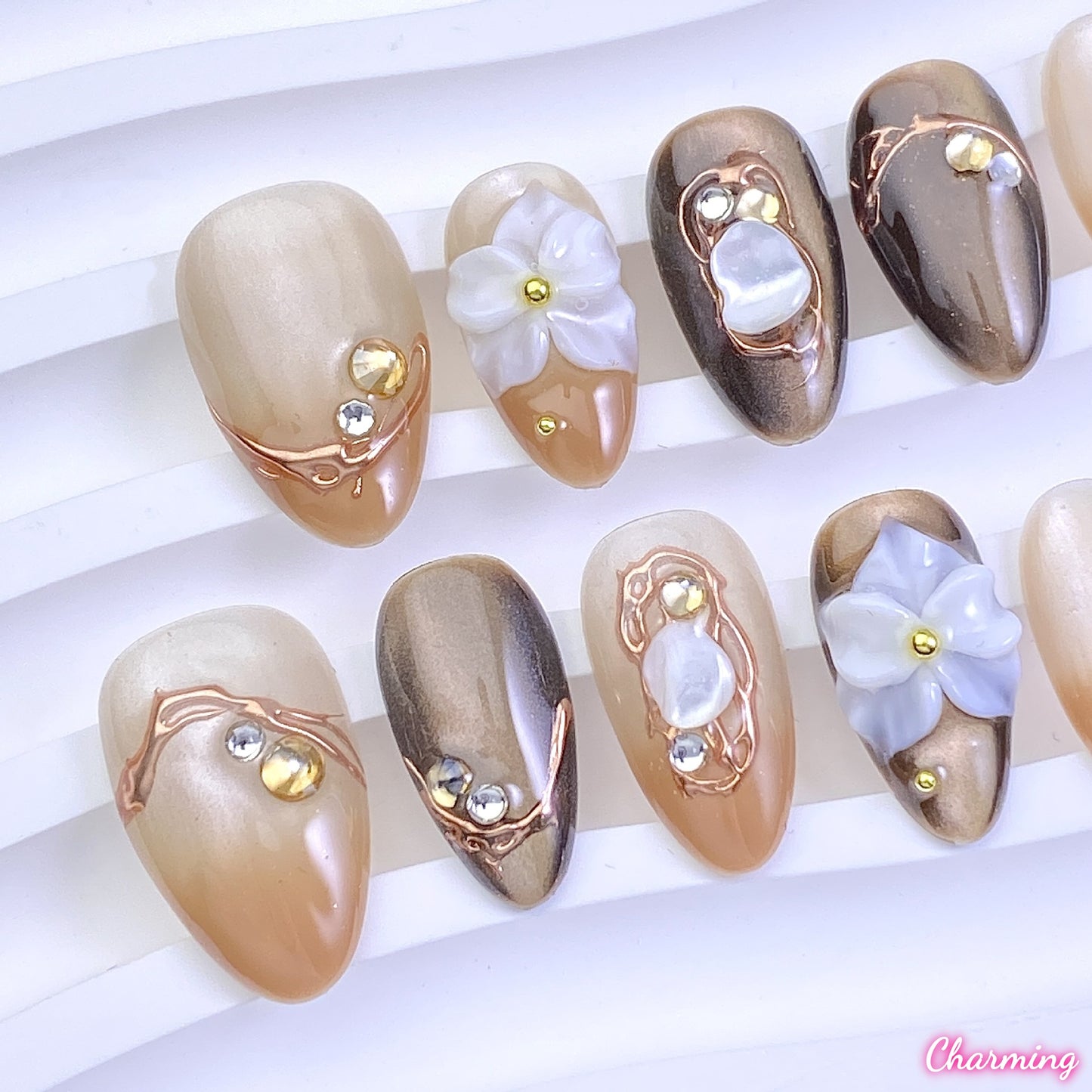 Brown Serenade / Handmade Nails