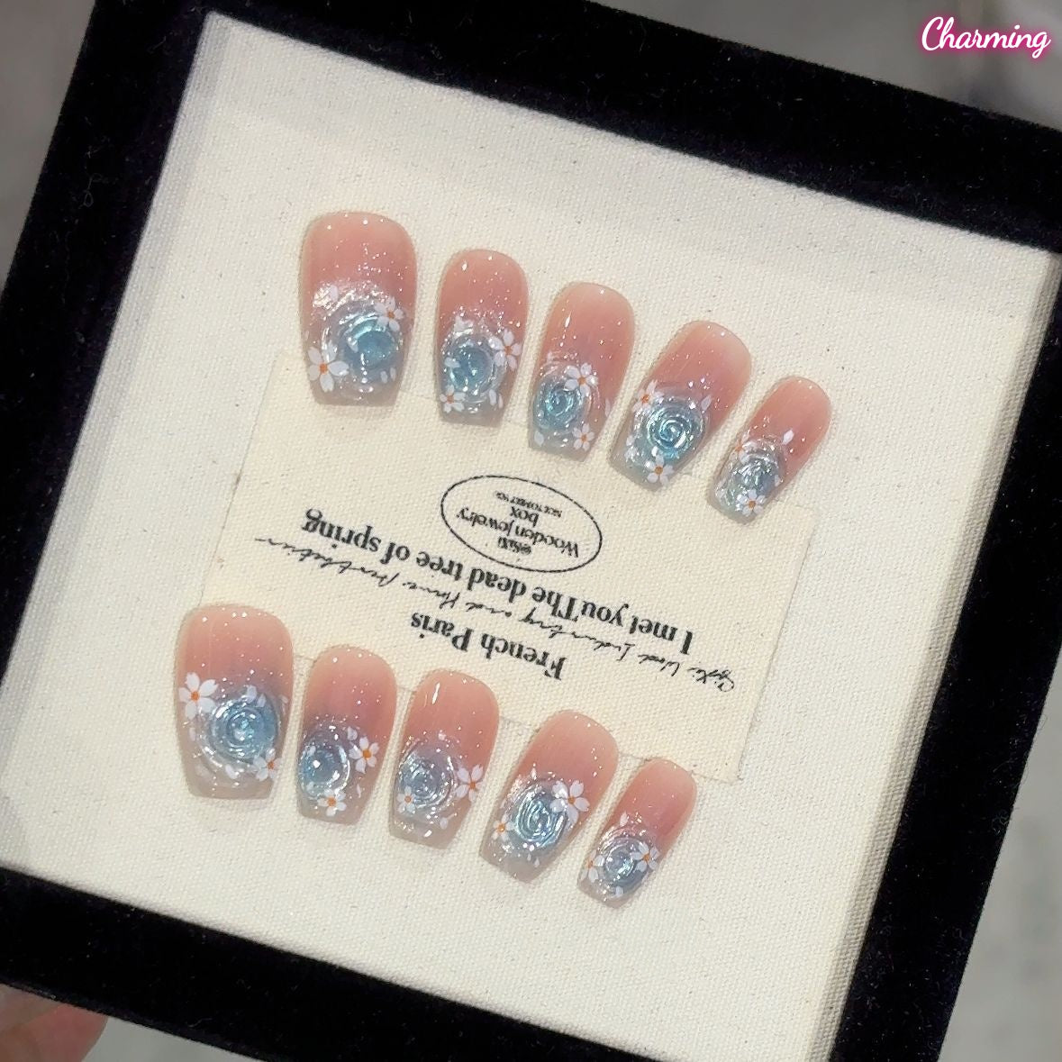Dreaming Petal Flow / Handmade Nails