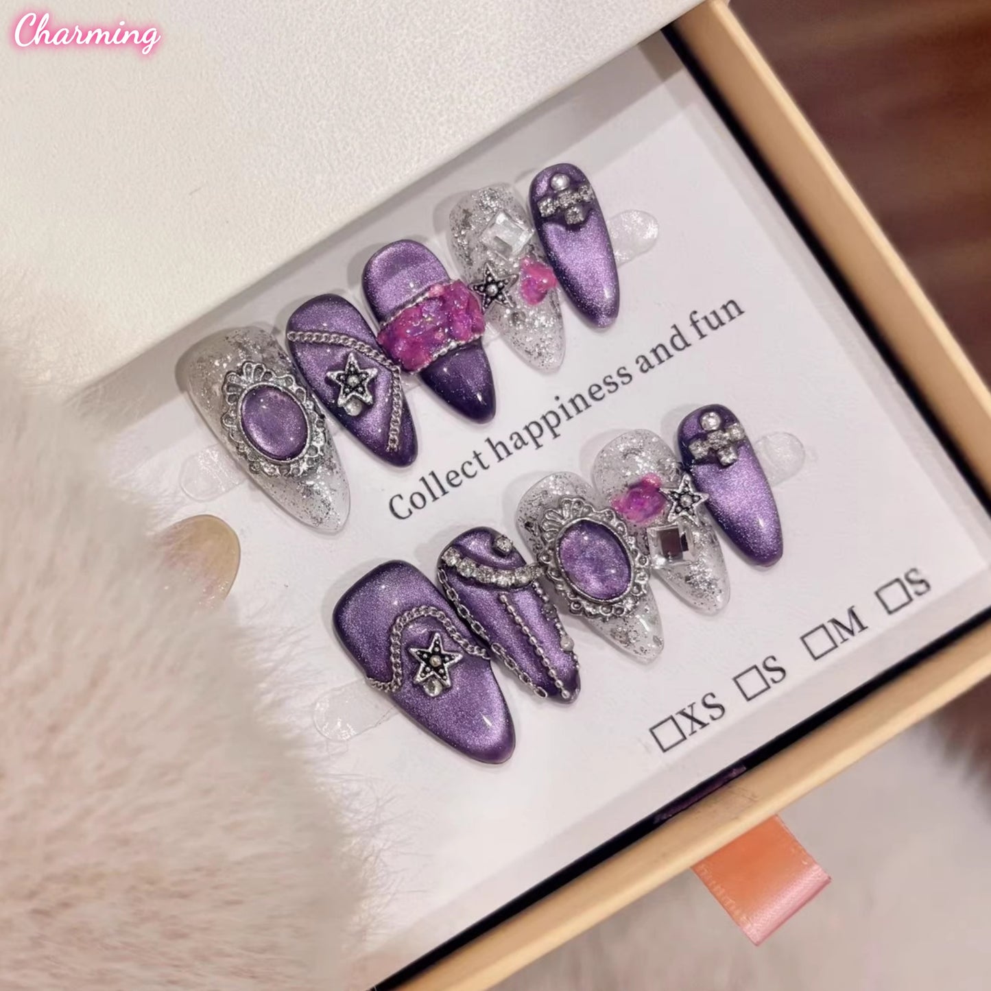 Passion's Purple / Handmade Nails