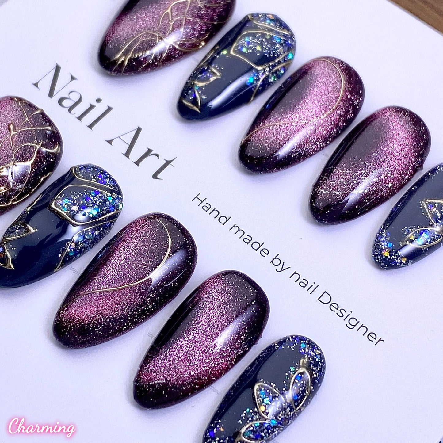 Gravity's Bloom / Handmade Nails