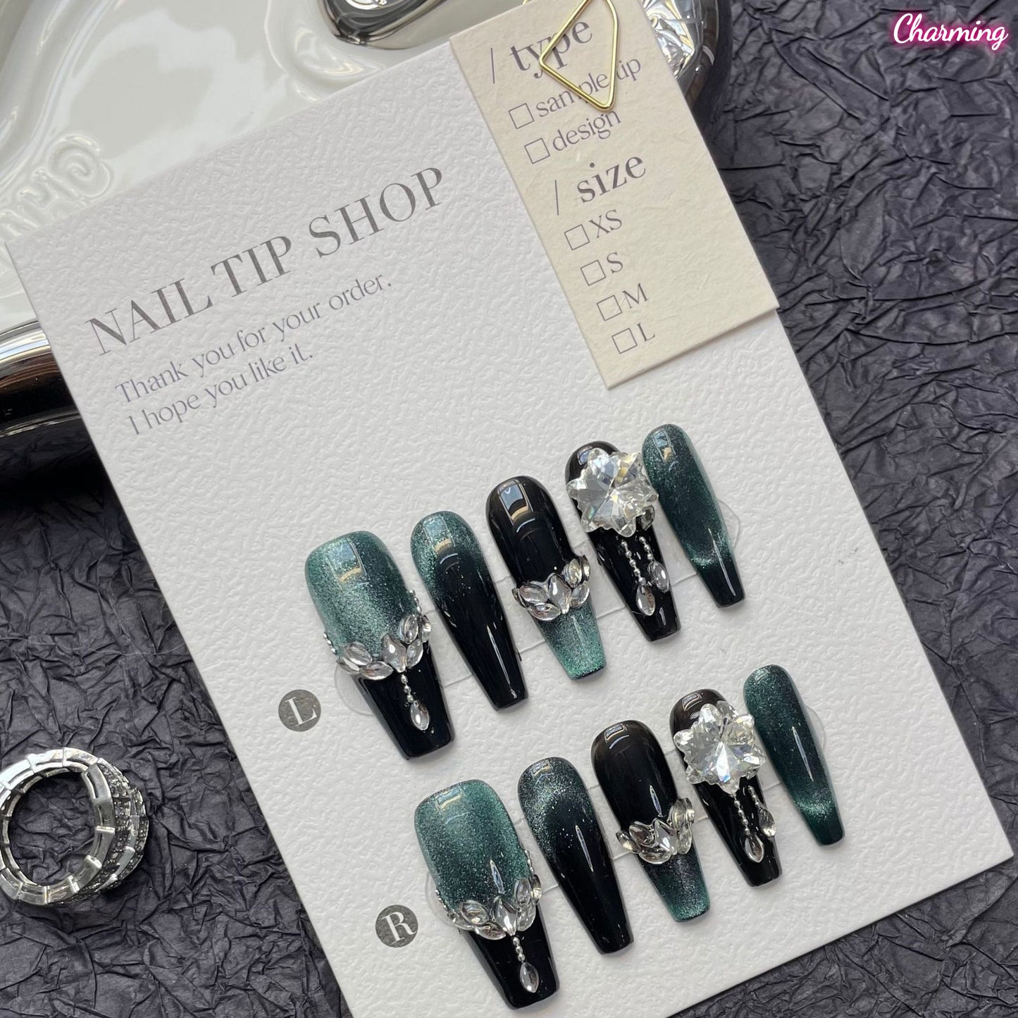 Dark Blue, Still / Handmade Nailsems