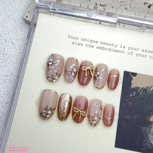 Wabi-Sabi Shine  / Handmade Nails