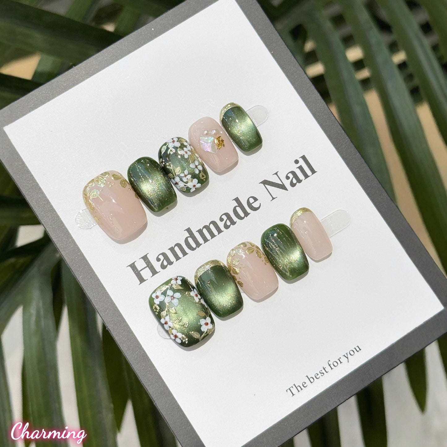 Pastel Posy / Handmade Nails