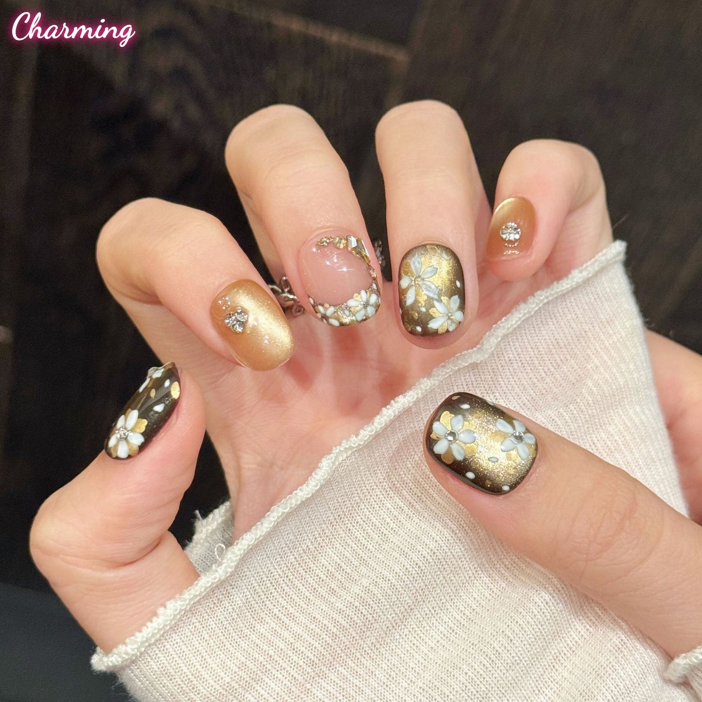 Aureate Bloom / Handmade Nails
