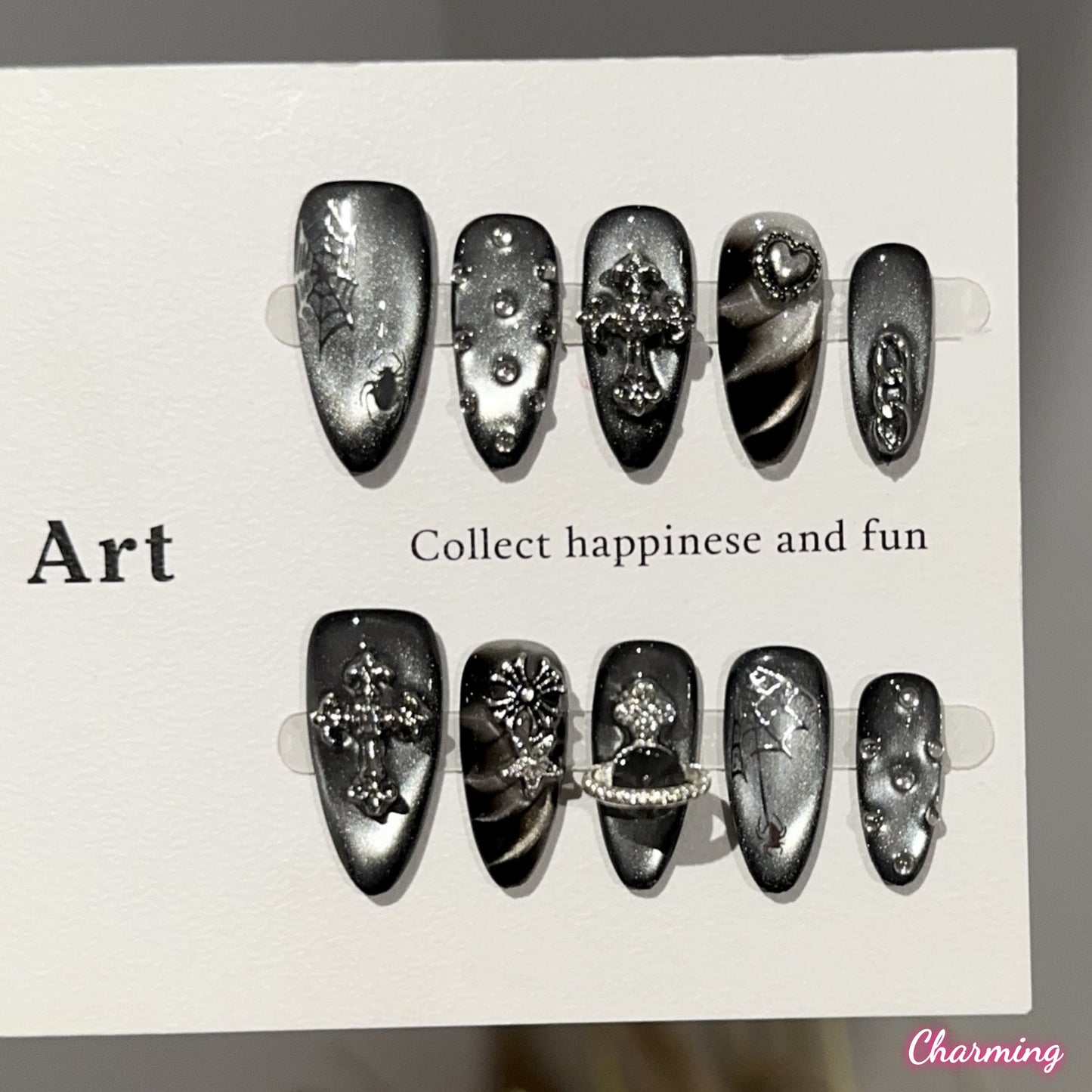 Moonless Night / Handmade Nails