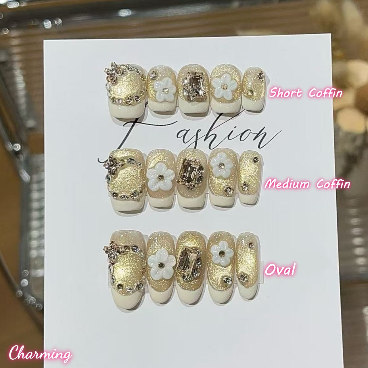 Dawn of the Butterfly Bloom / Handmade Nails